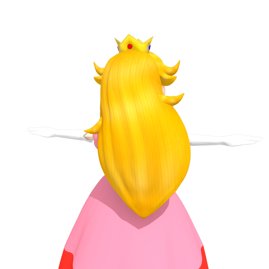 Princess Peach Classic New Hair Details By Vinfreild On DeviantArt princess-peach-classic-new-hair-details-by-vinfreild-on-deviantart