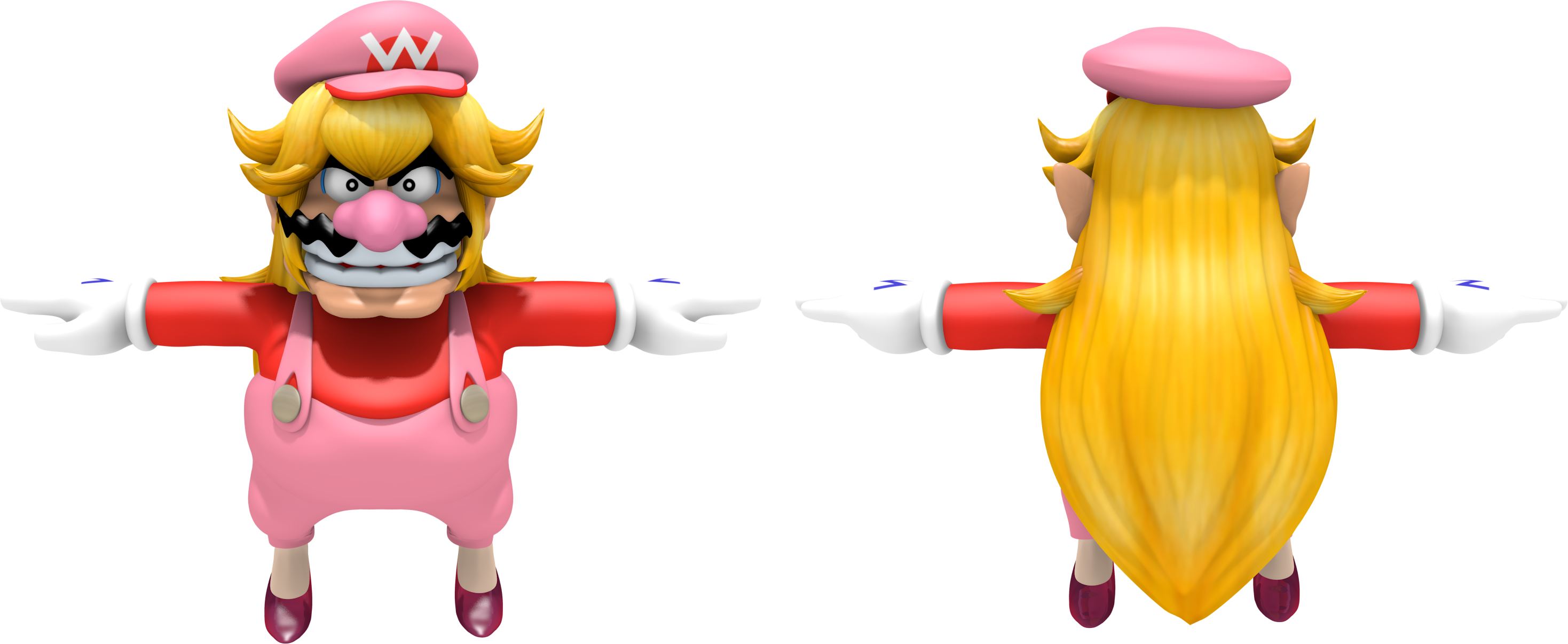 wario and peach