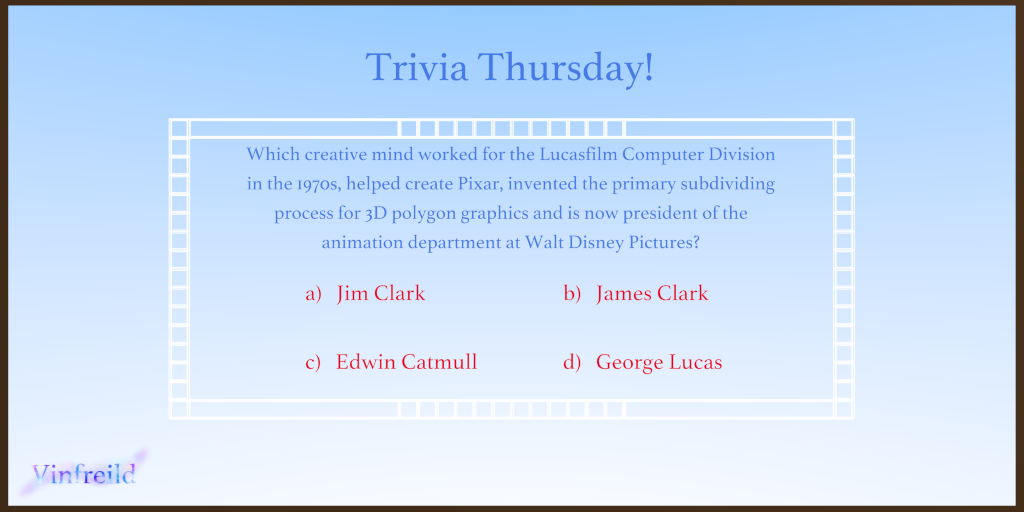 Trivia Thursday (9/14/2017) by Vinfreild