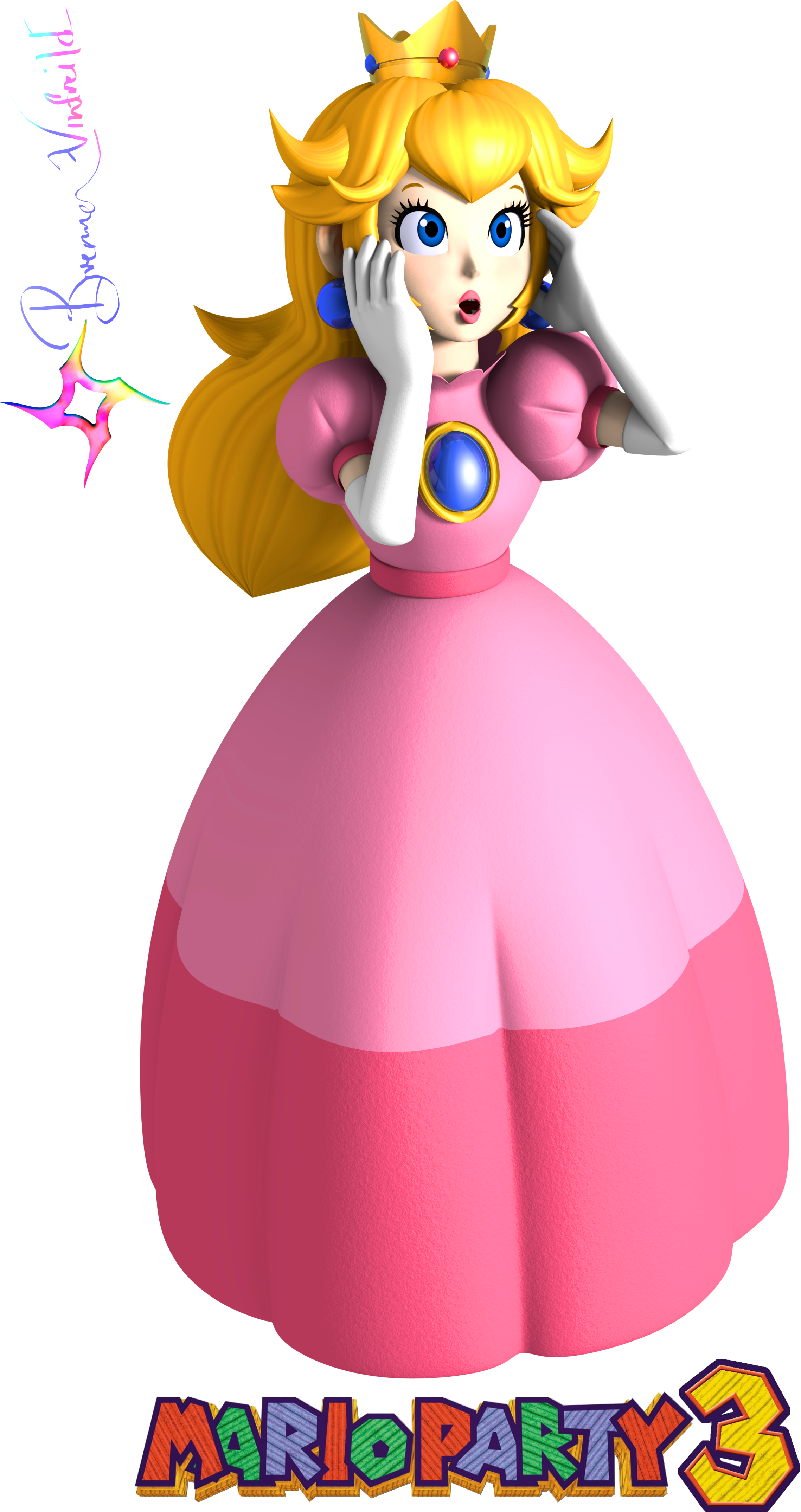 Mario Party 3 Peach (4K Reproduction)