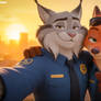 Nick Wilde x Pawbert Lynxley