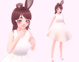 Vtuber Bunny Girl VRoid Adoptable