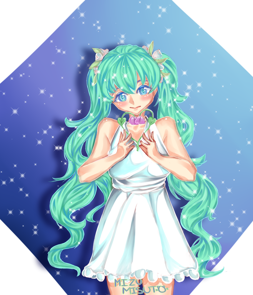 Flower Miku by MizuMisuto
