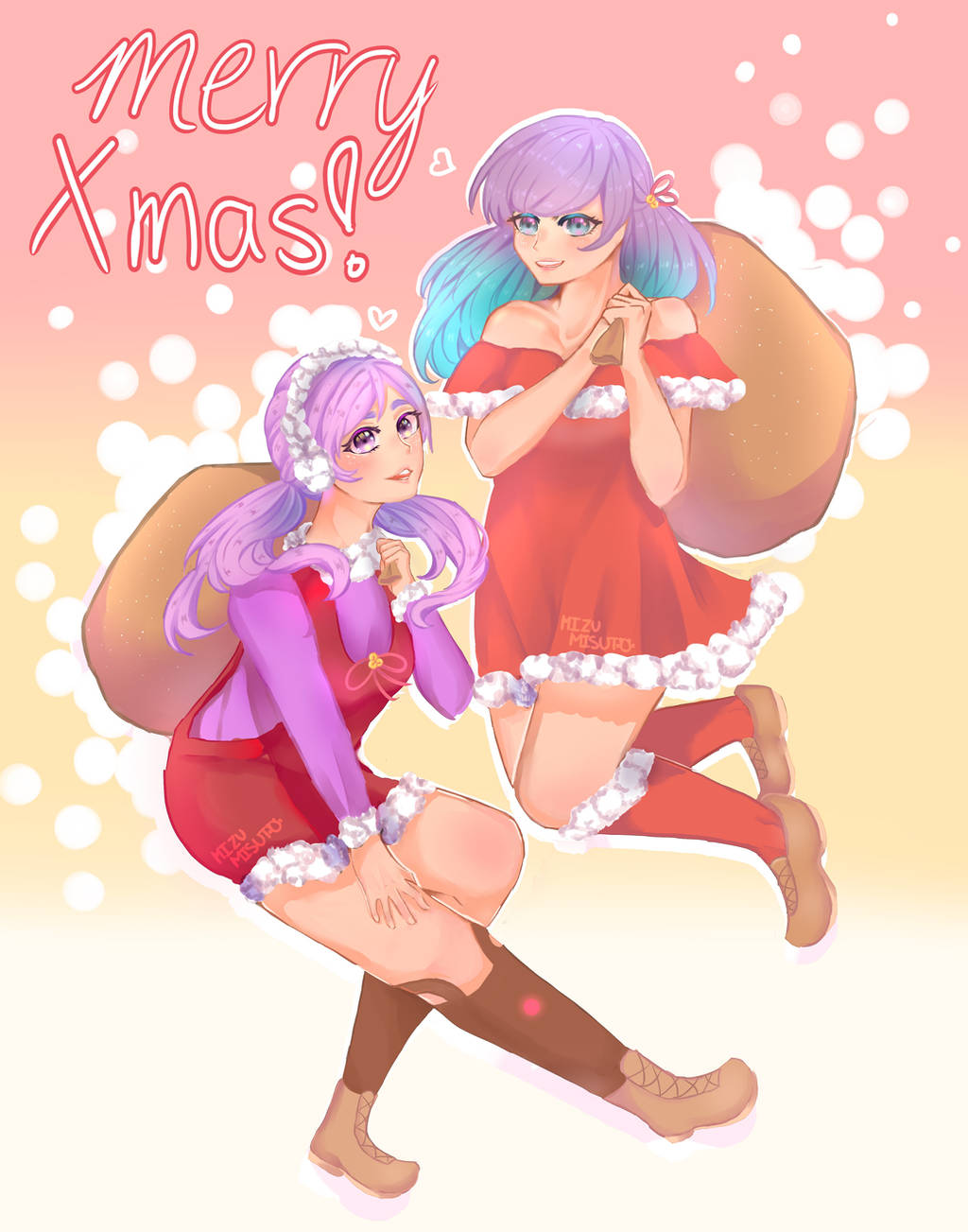 Merry Christmas! 2018 w/ Speedpaint by MizuMisuto