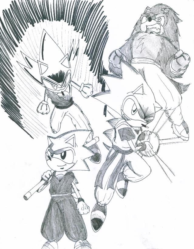 Sonic as Goku