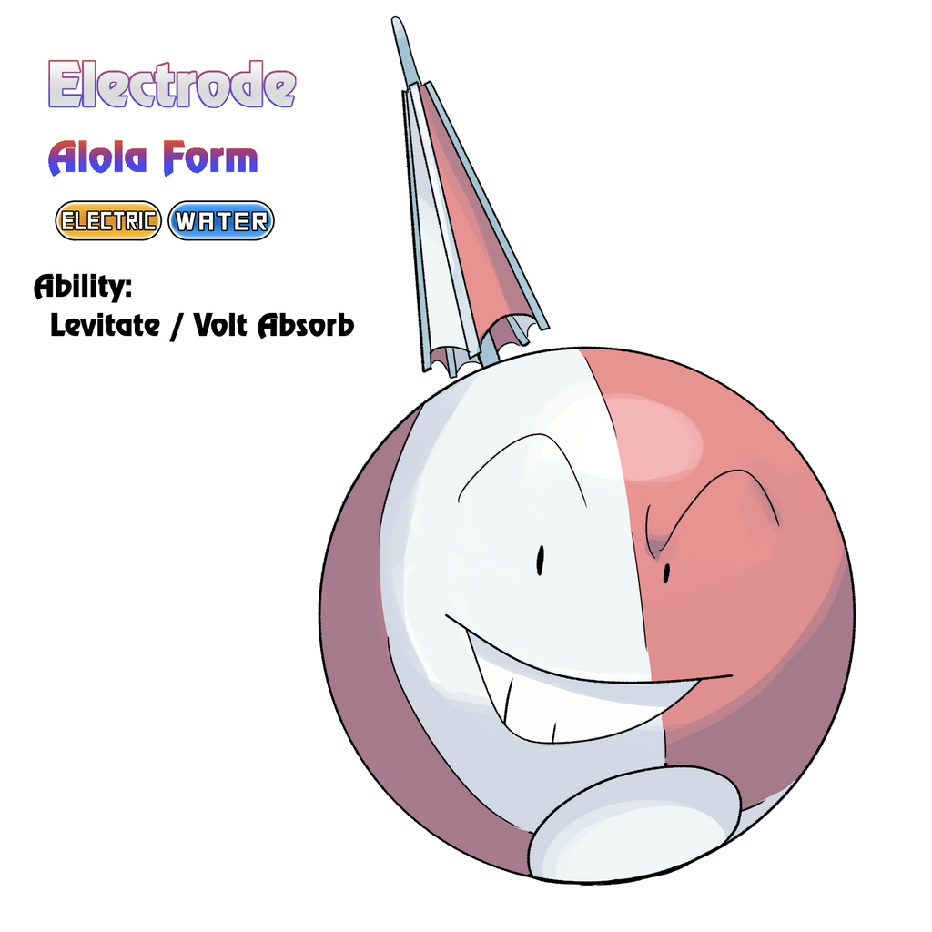 Electrode - Alola Form by locomotive111