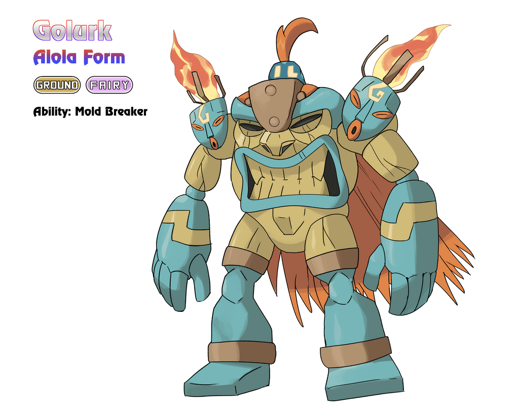 Golurk - Alola Form by locomotive111