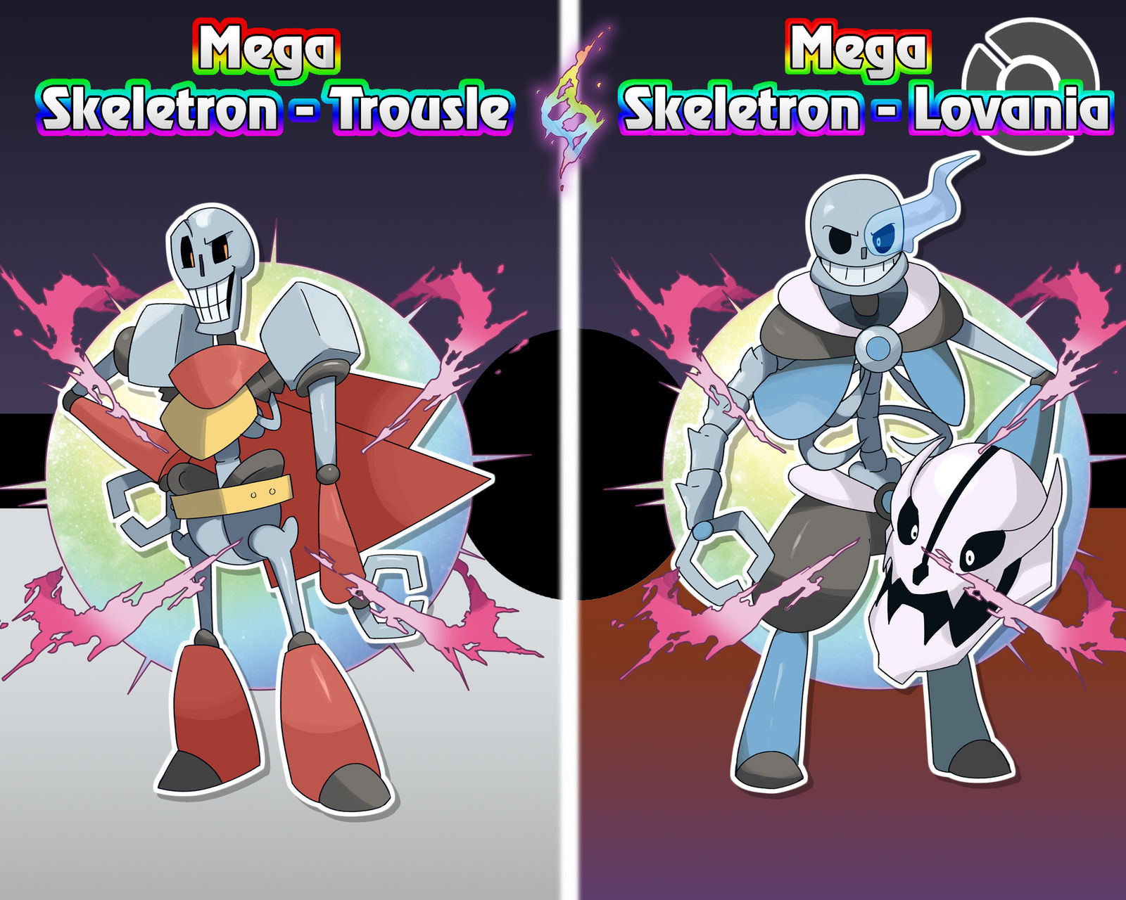 #204-M Mega Skeletron-T and Mega Skeletron-L