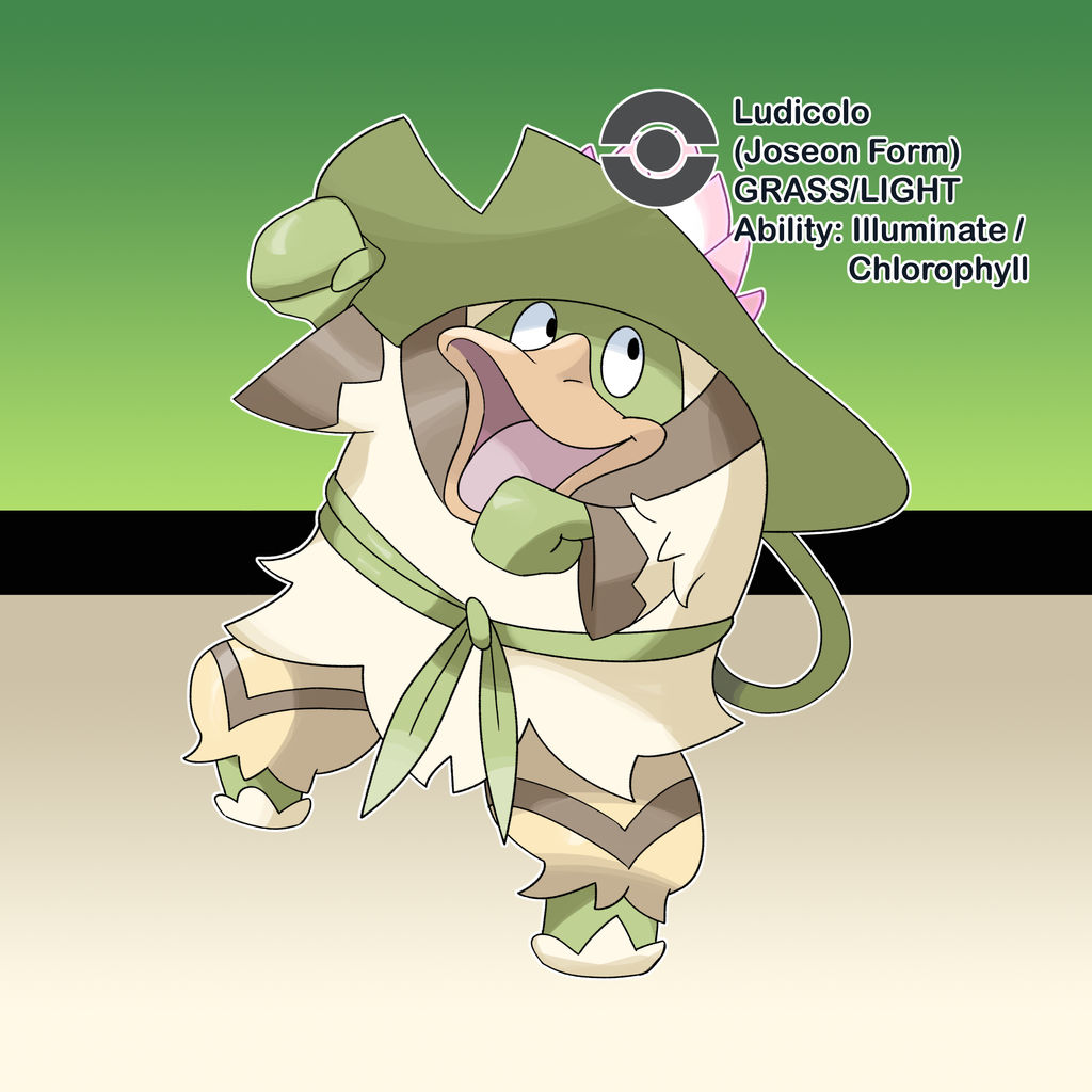 64 Ludicolo Joseon Form By Locomotive111 On Deviantart 64 Ludicolo Joseon Form By Locomotive111 On Deviantart