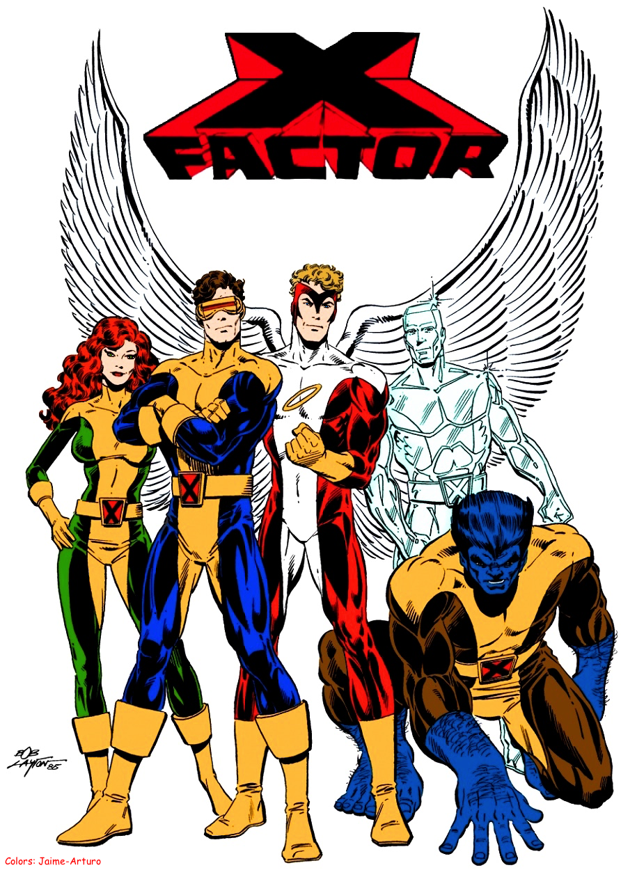 Xfactor Jean Grey Cyclops Angel Iceman Beast