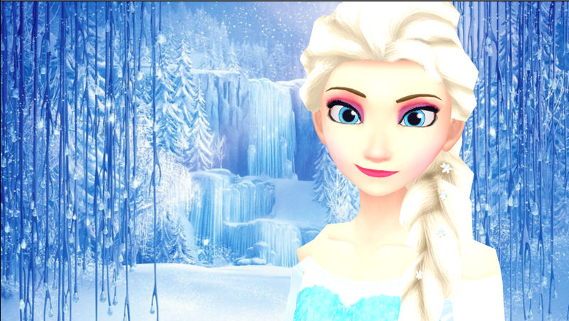 Kh style Elsa so pretty :)