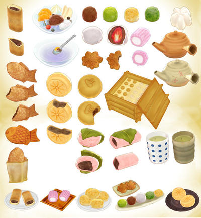 Snack Mmd Japanese sweet pack V2 MMD Download by Hack-Girl on DeviantArt