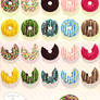 MMD doughnut Set download