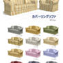 MMD antique sofa download set