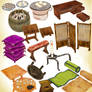 MMD Japanese furniture set ver1.0 Download