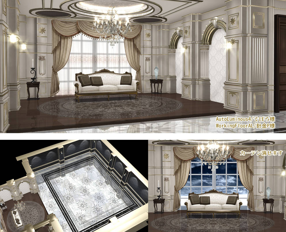 MMD stage download High class Western style by Hack-Girl on DeviantArt