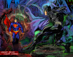 Batman VS Superman by Jim Lee