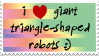 i heart triangle-shaped robots