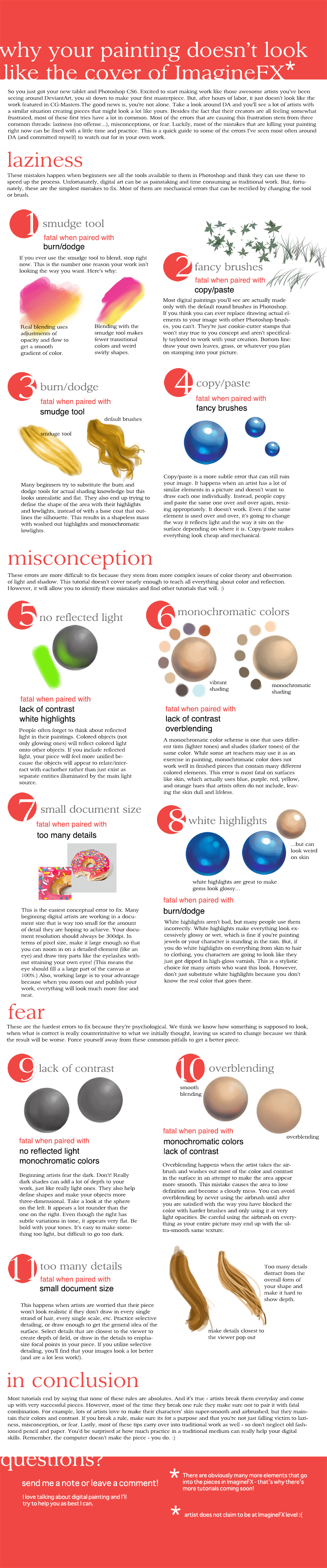 Tutorial - Common Digital Painting Mistakes