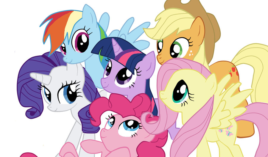 Mlp Vector Group Group Vector 2 by Alleg1000 on DeviantArt