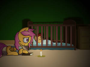 Motherly Scootaloo Guest Art