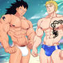 Laxus, Gajeel, Fairy tail