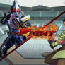 Kamen Rider Blade VS Yatsuhashi Daichi