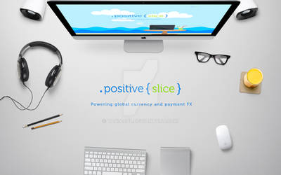 Positive Slice logo + website