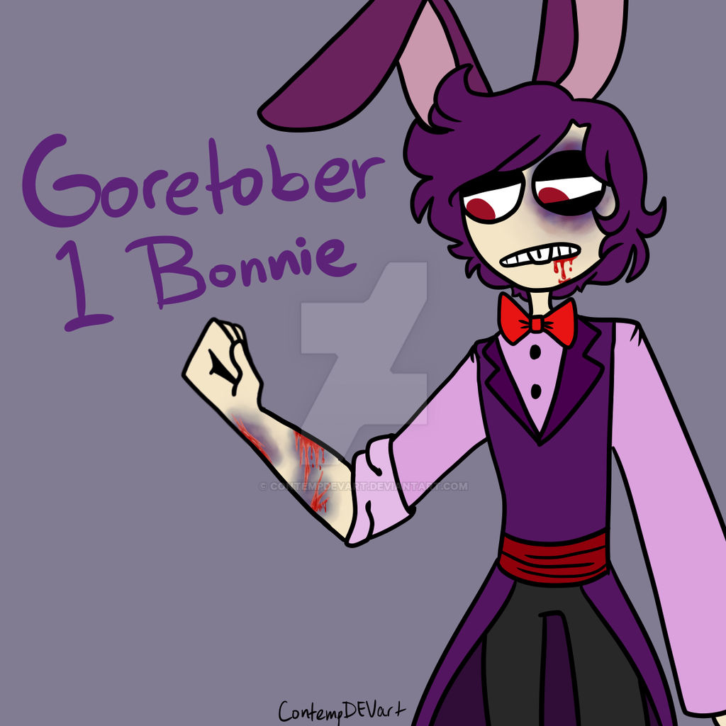 GoreTober 1 Bruises Bonnie by contempDEVart on DeviantArt