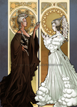 Black Witch and White Witch by Blatterbury