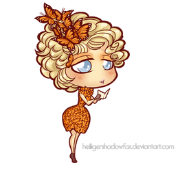 Commission: Hunger Chibi Games #Effie