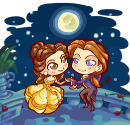 Chibi Commission: The Beauty and the Prince