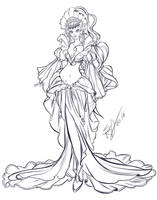 Gijinka Primarina Lineart