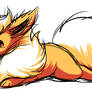 Flareon doodle (Yellow's colors)