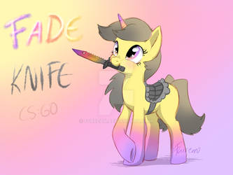 Fade Knife Pony (CS:GO)