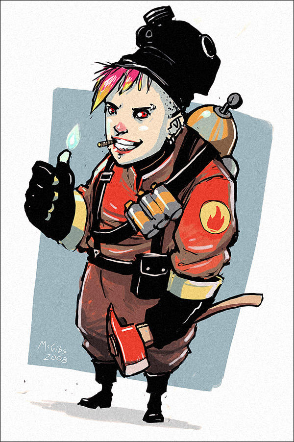 Pyro by McGibs on DeviantArt