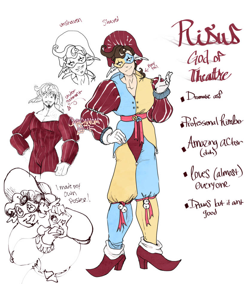 Risus, god of theatre by Mr-loaf on DeviantArt