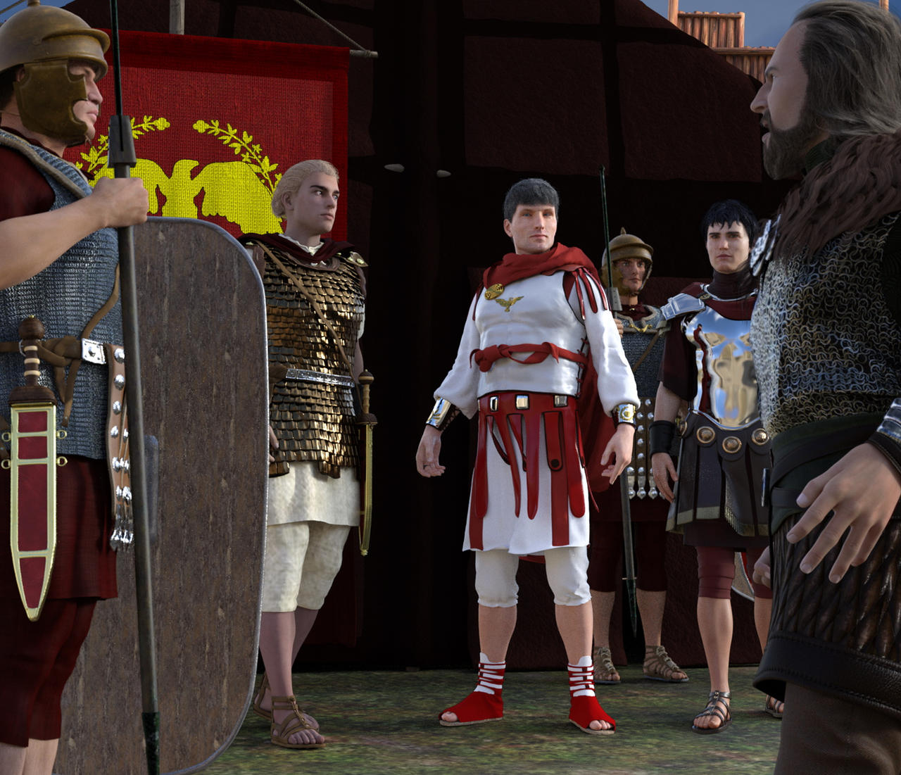 Lost Legions Rome The Lost Legions Varus In Camp by Praedane on DeviantArt