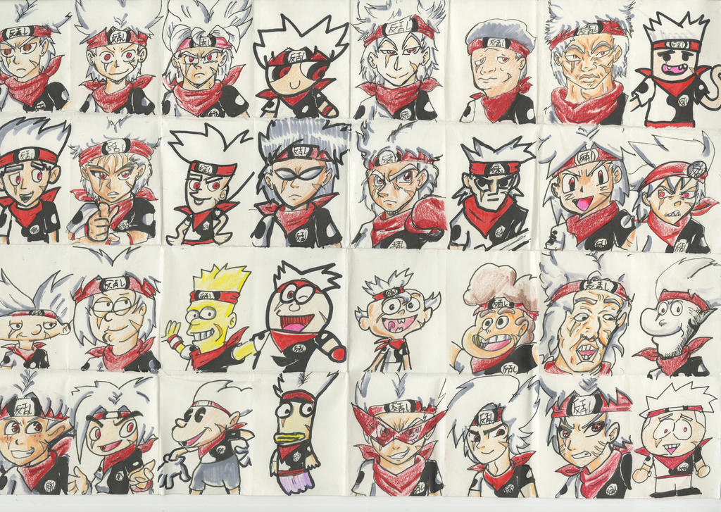 My character in Diff. Styles by AJeng24 on DeviantArt