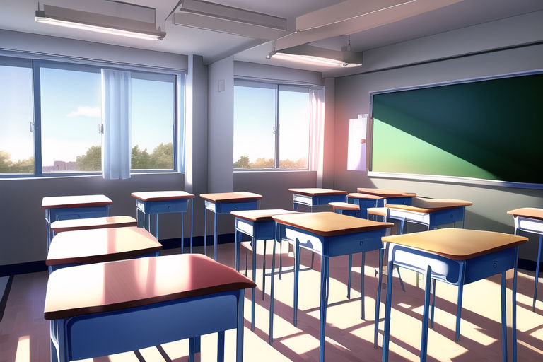 A classroom by Badriel on DeviantArt  Anime classroom, Classroom background,  Episode interactive backgrounds