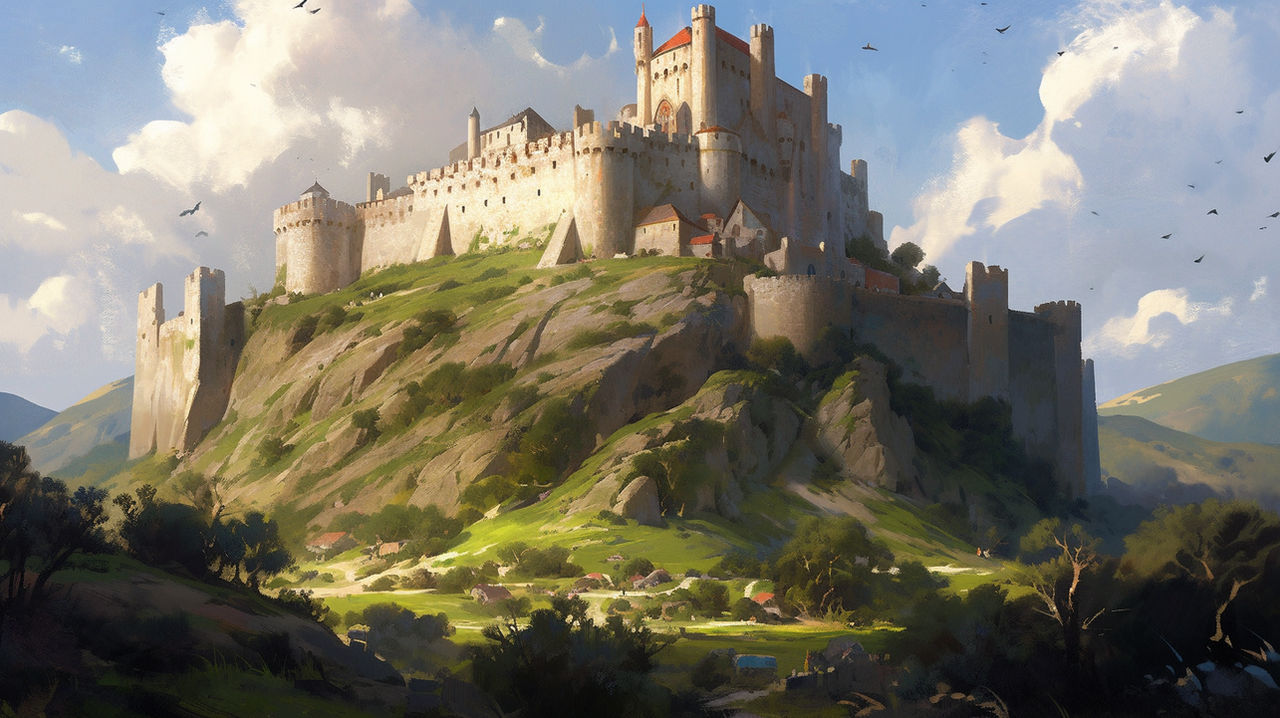 To Behold A Castle VN Background by drechenaux on DeviantArt