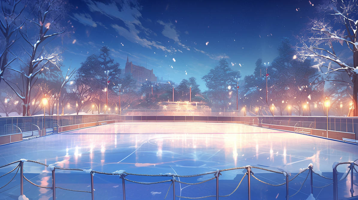 Ice Skating Rink VN Background by drechenaux on DeviantArt