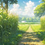 In The Fields VN Background