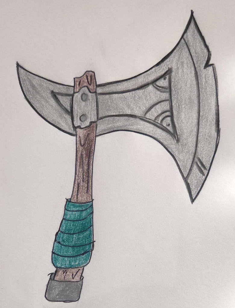 Battle Axe by moonbeam13 on DeviantArt