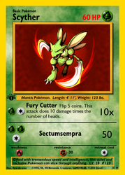 Scyther Custom Pokemon Card