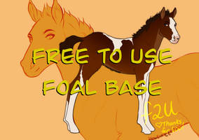 [F2U] Foal Base Lineart - Free To Use PNG+PSD