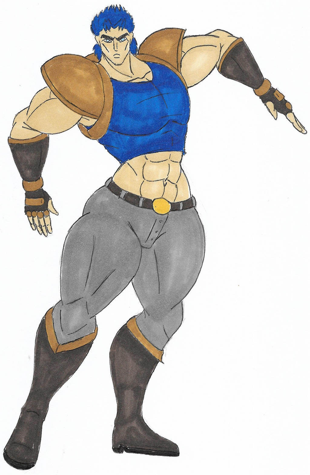 Jonathan Joestar Pose By R0acha On Deviantart