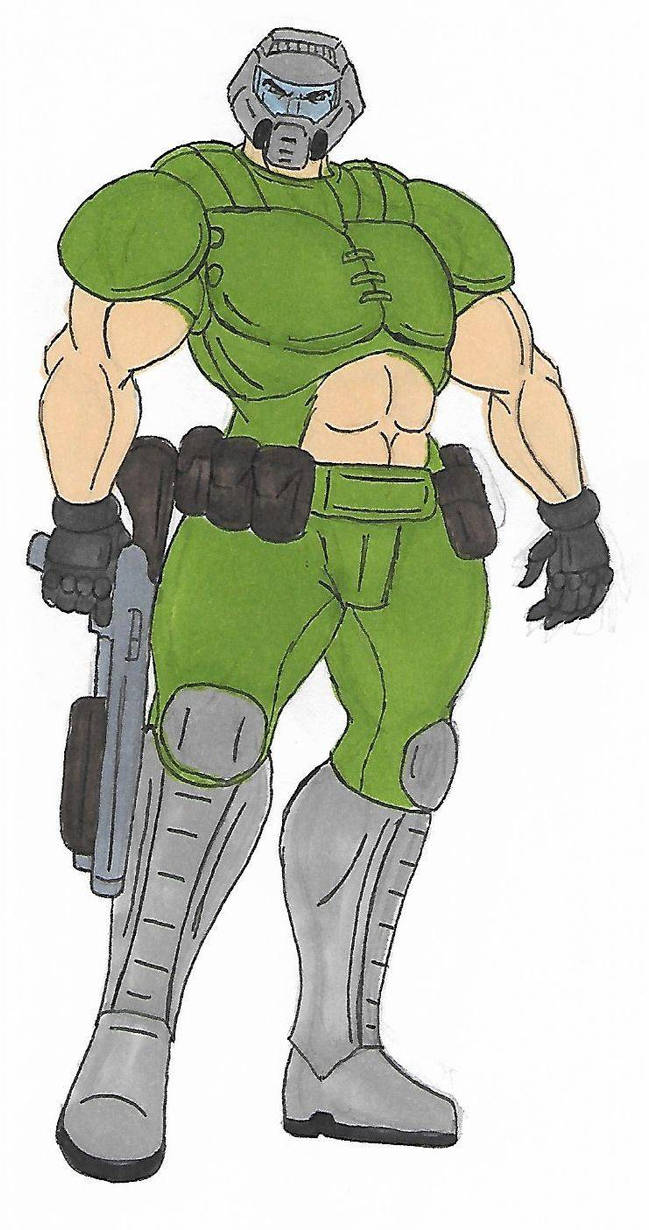 classic doomguy by R0ACHA on DeviantArt