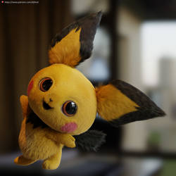 Realistic Pichu Render