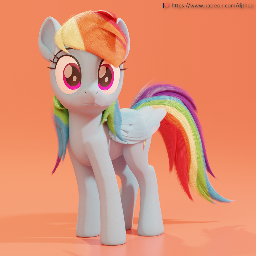 Rainbow Dash by TheRealDJTHED